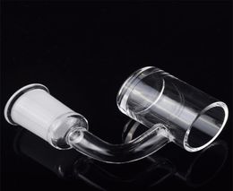 25 mm XL Flat Top Quartz Banger Nail met 5 mm dikke bodem Domeless Quartz Nail 10 mm 14 mm 18 mm Core Reactor Graal Nails1482351