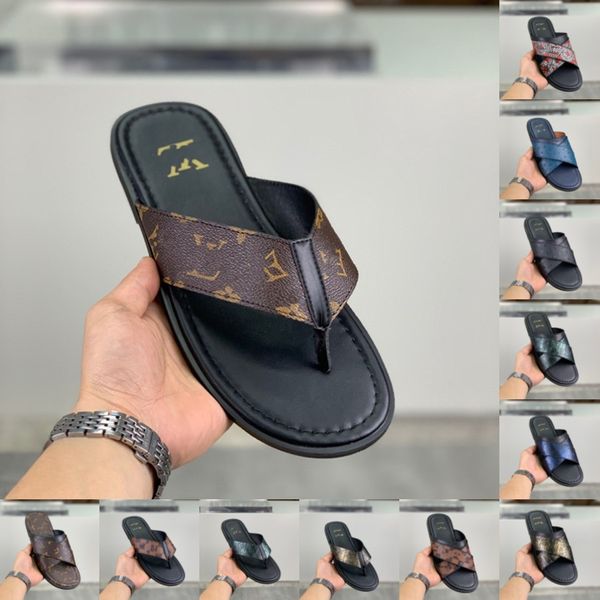 25 Modelo Hombres Fashion Luxurious diseñador suave SOLE EVA Tobandes de interior Tobogán de plataforma gruesa Sandalias para hombres Sandalias de hombre 2023 Summer Flip Flip Flip Flip