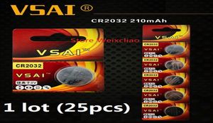 25pcs 1 lot CR2032 3V Lithium li ion bouton Cellule Batterie CR 2032 3 Volt Liion Coin Batteries VSAI 26712890382