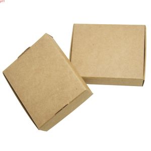 Boîte artisanale en papier kraft 13x9.5x3cm, 25 pièces, petit emballage/paquet en carton pour bonbons, carte cadeau, photos, boîtes d'emballage de haute qualité