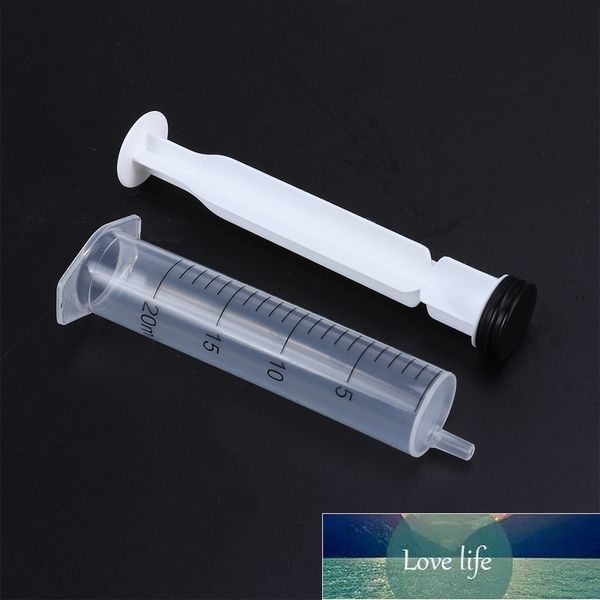 Seringue d'injecteur jetable en plastique de 25 pièces 20 ml pour le remplissage de la seringue à vis en plastique jetable d'outil de chirurgie nutritive de mesure