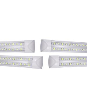 25 STKS 4FT 5FT 6FT 8FT LED TUBE LIGHTEN V Vorm Geïntegreerde T8-buizen 4 5 6 8 FT Koeler Deurvriezer Verlichting 36W 72W 100W 144W Usalight