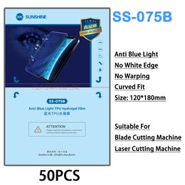 25pcs 50 stcs Sunshine Matte Privacy SS-075S SS-057 SS-057E SS-057R Mobiele telefoon Schermbeschermingsfilms Fored Anti-Spy voor film