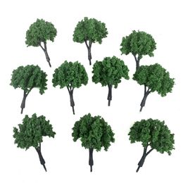 25pcs Modèle d'arbre artificiel Matériau Doll House Decora Miniature Plastic Model Tree Lanscape N Scale Model Train Train Railroad Dayout