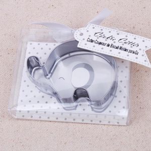 25 stuks baby shower decoraties van kleine pinda-olifant cakevorm gunsten voor pasgeboren feest souvenirs cookie cutter5890449