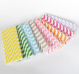 25 piezas de papel biodegradable pajitas diferentes colores de papel arcoíris de papel para beber pajitas de papel a granel para jugos ducha colorida9169253