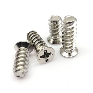 25 pcs zwart zilver kb4*8/10/12 mm kb5*10/12/15 mm pc koeltje koelventilator platte tellersunk phillips hoofdbevestiging schroef computer a