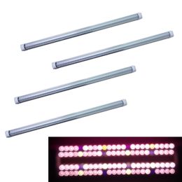 380-800nm Full Spectrum LED Grow Lights LED Grow Tube 8Ft T5 T8 Tubes d'intégration en forme de V pour plantes médicinales et Bloom Fruit Pink Color