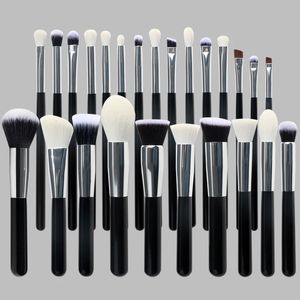 25 -stm make -upborstels set beroep cosmetische concealer wimpers poeder blush zachte donzige blending borstel schoonheid gereedschap 240522