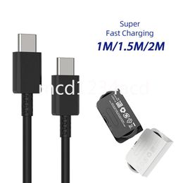 25W Type de charge rapide rapide C To-C Cable Câbles USB-C 1M 2M pour Samsung S10 S20 Note 10 20 HTC Huawei PC M1