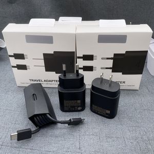 Cargador de adaptadores de pared USB C PD de 25W con cable tipo C para Samsung Adaptador de carga súper rápida Carga rápida