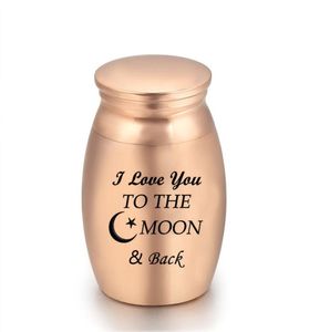 25x16mmmini crematie urns begrafenis urn voor ashouder kleine aandenkendenkeren jar love you to the moon and back6916815