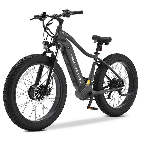 26 1000W VTTOLE ELECTRIQUE 15AH Batterie 4 Fat Tire Double moteur AWD EBIKE