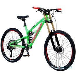 26 27,5 pouces DH VTT Bélot 11 vitesses Double amortissement Downhill Bicycle Hydraulic Frein Aluminium Alloy Mtb pour adultes