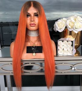26 ~ 28 pouces perruque synthétique droite qui ressemblent à la simulation réelle Perruques de cheveux humains Perruques de Cheveux Humains pour Blanc Black Femmes C161