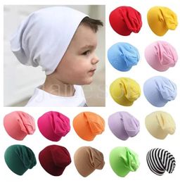 26 couleurs automne et hiver bébé casquette fête faveur nouveau-né foetal chapeau couleurs unies enfants chapeaux enfants coiffure DD609