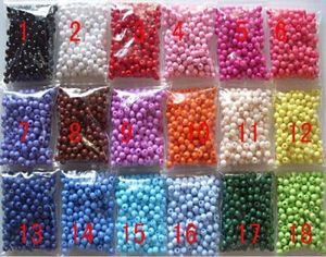 26 couleurs pour les couleurs de choix ou mélangées 1000 pcs 4 mm bonbons bonbons lisses lâches rond perles de perles pour bricolage bijour7679799