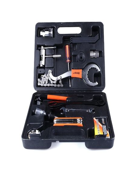 Kit de herramientas de reparación de bicicletas 26 en 1, herramientas multifuncionales de mantenimiento de bicicletas con bolsa práctica para kit de conversión de bicicleta eléctrica 7389217