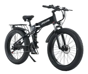 26 pouces VTT électrique tout-terrain 2 roues vélos électriques moteur sans brosse 1000W 48V neige pliant vélos électriques adultes