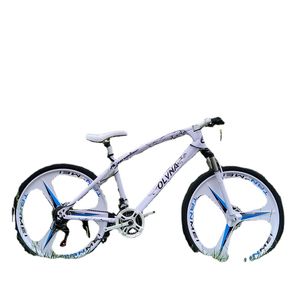 26 inch mountainbike variabele snelheid schokabsorptie 21/24 snelheid voor- en achterste dubbele schijf remveer vork fiets fietsen