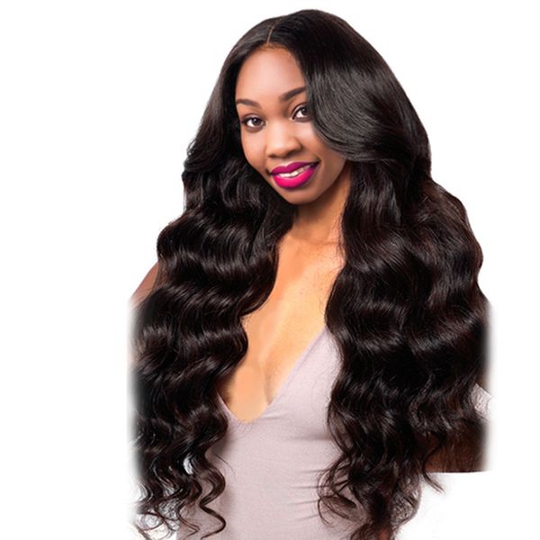 26 Pouces Bouclés Perruque De Cheveux Synthétiques Bouclés Perruques Simulation Perruques De Cheveux Humains Pour Les Femmes Blanches Et Noires En 7 Couleurs 103A