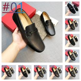 26 Modèles Chaussures habillées formelles de haute qualité pour designers doux hommes noirs en cuir authentique Shoess pointu à orteils