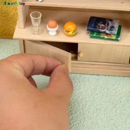 26 styles 1pc 1:12 Dollhouse Miniature Wood Color Bibliothèque Vertier Casquer Cabinet Décorer jouet