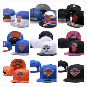 26 styles New York Basketball Knicks Snapback Caps pour hommes femmes baseball casquette de football plat réglable casquette sport chapeau mélange order333F