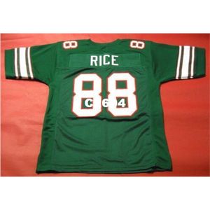 2604 Mississippi Valley State Delta Devils # 88 Jerry Rice Custom College Jersey Size S-4XL of Custom Any Name of Number Jersey
