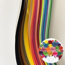 260 piezas/lote 39cm Sets mixtos de pluma mixtas Pegatinas de rayas de papel para niños Strips para niños Cañas de arte de bricolaje de bricolaje
