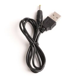 Wholesale - 500pcs 70cm High Speed USB to DC2.0 black Power Cables 2mm port