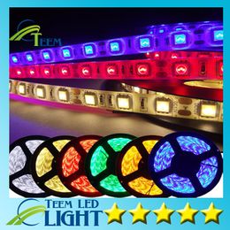 5M 5050 3528 5630 Led Strips Light Warm White Red Green Blue RGB Flexible 5M Roll 300 Leds 12V outdoor Ribbon Waterproof 300300