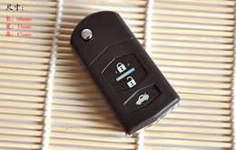 Mazda Cx5 Cx7 6 4 Button Remote Smart Key Case