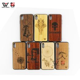 Super Slim Mobile TPU Stylish Cell Phone Cases for iPhone with Factory Price and Engraving Pattern Cover