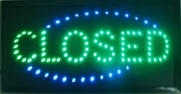 CLOSED shop LED 19x10" Sign Bright Store neon Bar Close Animated Light open mart free shipping