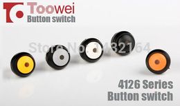 20pcs 12mm LED pushbutton switch waterproof Latching switch 5A 250V IP67 Round top