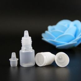 100 Pieces/Lot 2ML LDPE PE Plastic Dropper Bottles With Tamper Proof Caps & Tips Safe JUICE Squeezable Bottles