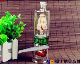 Free shipping wholesale Hookah - Hookah glass pot [three sailing, variety, style, color random delivery