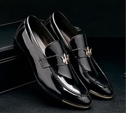 black shining shoes