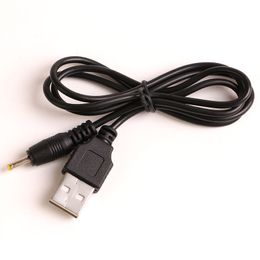 Wholesale - 200pcs 70cm High Speed USB to DC2.0 black Power Cables 2mm port