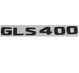 Gloss Black 3D Number Letters Rear Trunk Badges Emblems for Mercedes Benz GLS 400