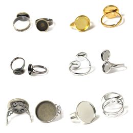 Beadsnice fashion Jewellery bezel ring setting diy ring blank findings adjustable ring base accessories for Jewellery handmade ID 32250