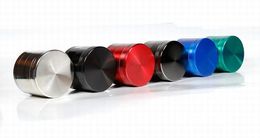 Retail 50mm 55mm 63mm zinc alloy herb grinder,sek wholesale black/black chrome/green/blue CNC teeth grinder machine metal