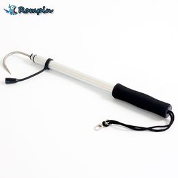 Rompin Portable Telescopic Fish Gaff Stainless Fishing Spear Hook Fish Tackle Sea Tool Tackle accessory tool 60cm 90cm