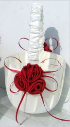 Flower Girl Baskets for Wedding Favors Basket Bridesmaid Accessories188D