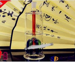 Free shipping wholesale Hookah - Hookah glass [47 # on the lower deck Prong maker, Colour random delivery