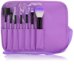 Makeup Brushes Make Up Brush Set Kits Eyelash Blush Eye-shadow Sponge Sumudger 7pieces Tools PU Bag Q240507