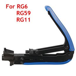 coax compression connectors Australia - High Quality RG6 RG11 RG59 Coaxial Cable Crimper Compression Tool For F Connector CATV Satellite
