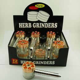 creative metal smoking pipe grinder herbal tobacco