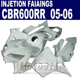 Customize!all white Injection Moulding for HONDA CBR 600 RR fairing 2005 2006 cbr600 rr 05 06 cbr 600rr fairings kit OXE4